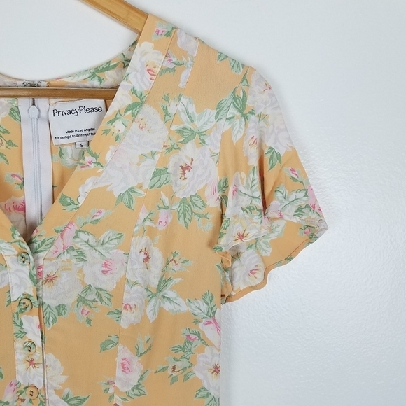 Privacy Please Amsterdam In Flora Mini Dress Floral Print Size Small - Picture 7 of 12